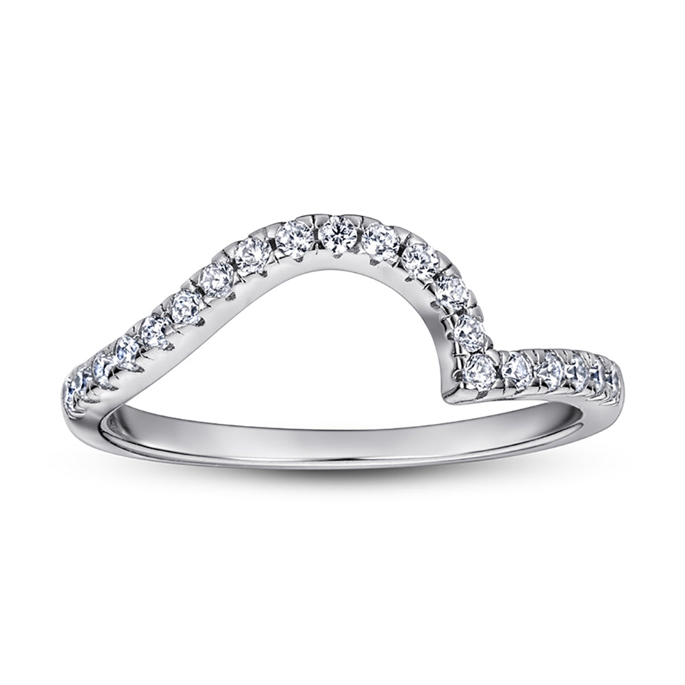 925 Sterling Silver Swirl Halo Design Cz Ladies Ring Set